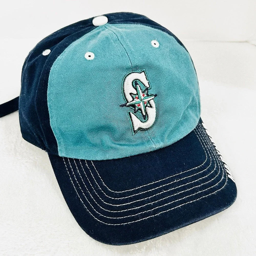 Seattle Mariners‎ MLB Genuine Merchandise Logo Hat Cap Adjustable Strapback